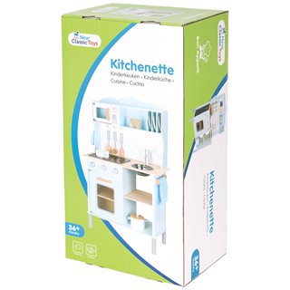 Kitchenette - modern - electric cooking - blue